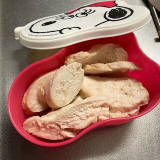 鶏ムネ肉で簡単サラダチキン